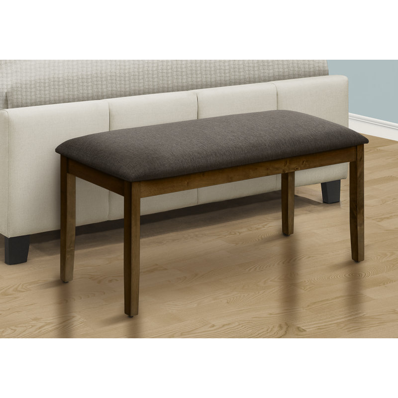 Latitude Run® 44.5" Rectangular Upholstered Wood Bench for Dining Room ...